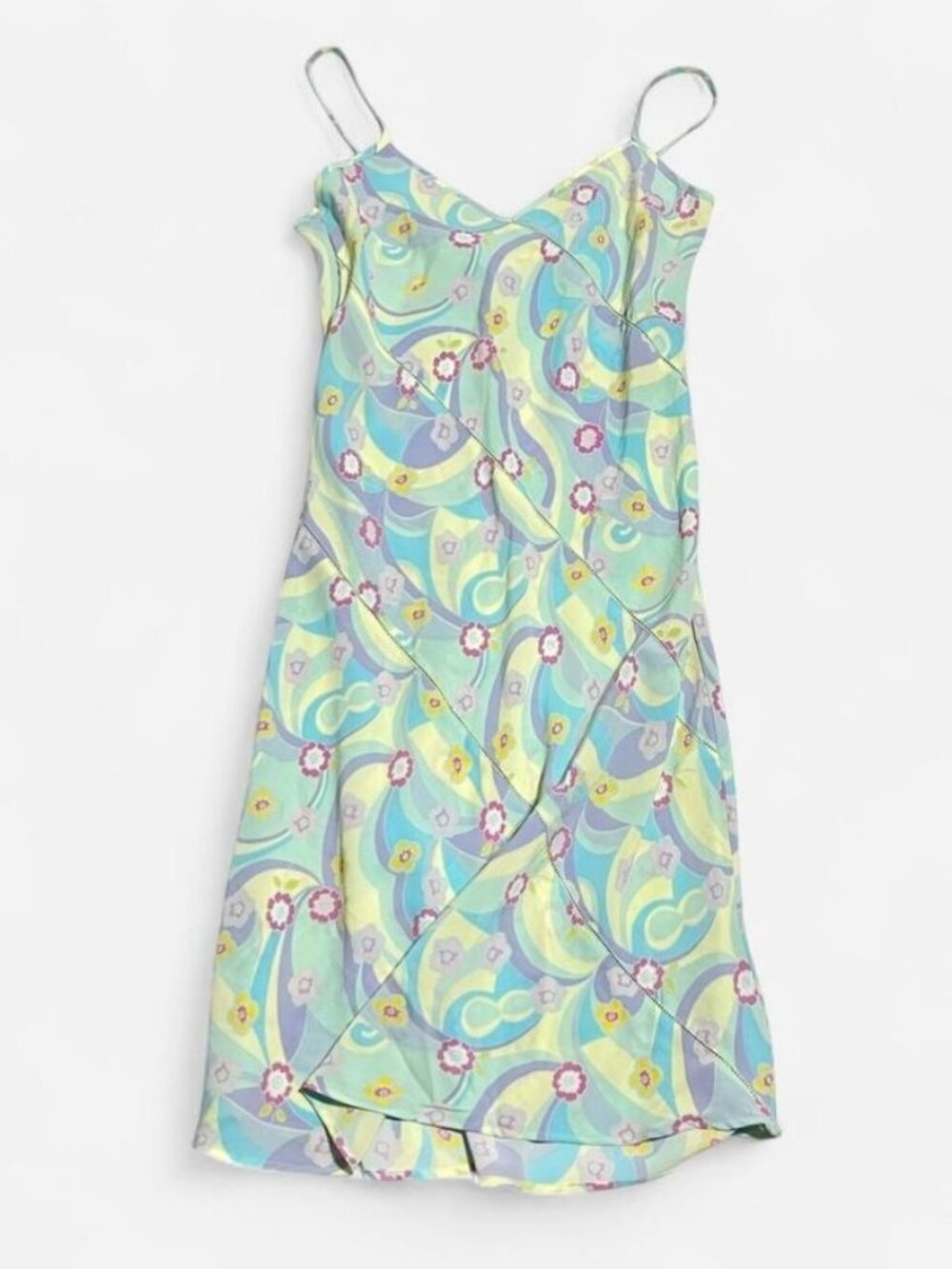 summer flowy floral slip dresse